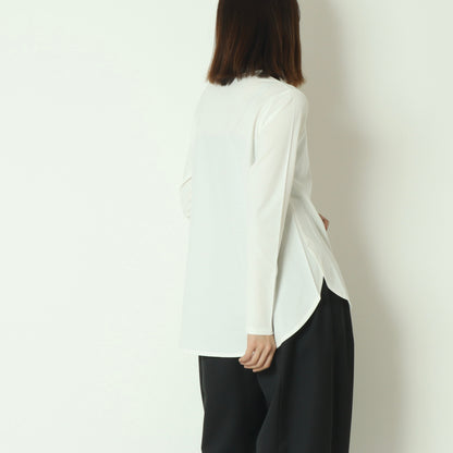 レイヤードクルーネックカットソー　601104