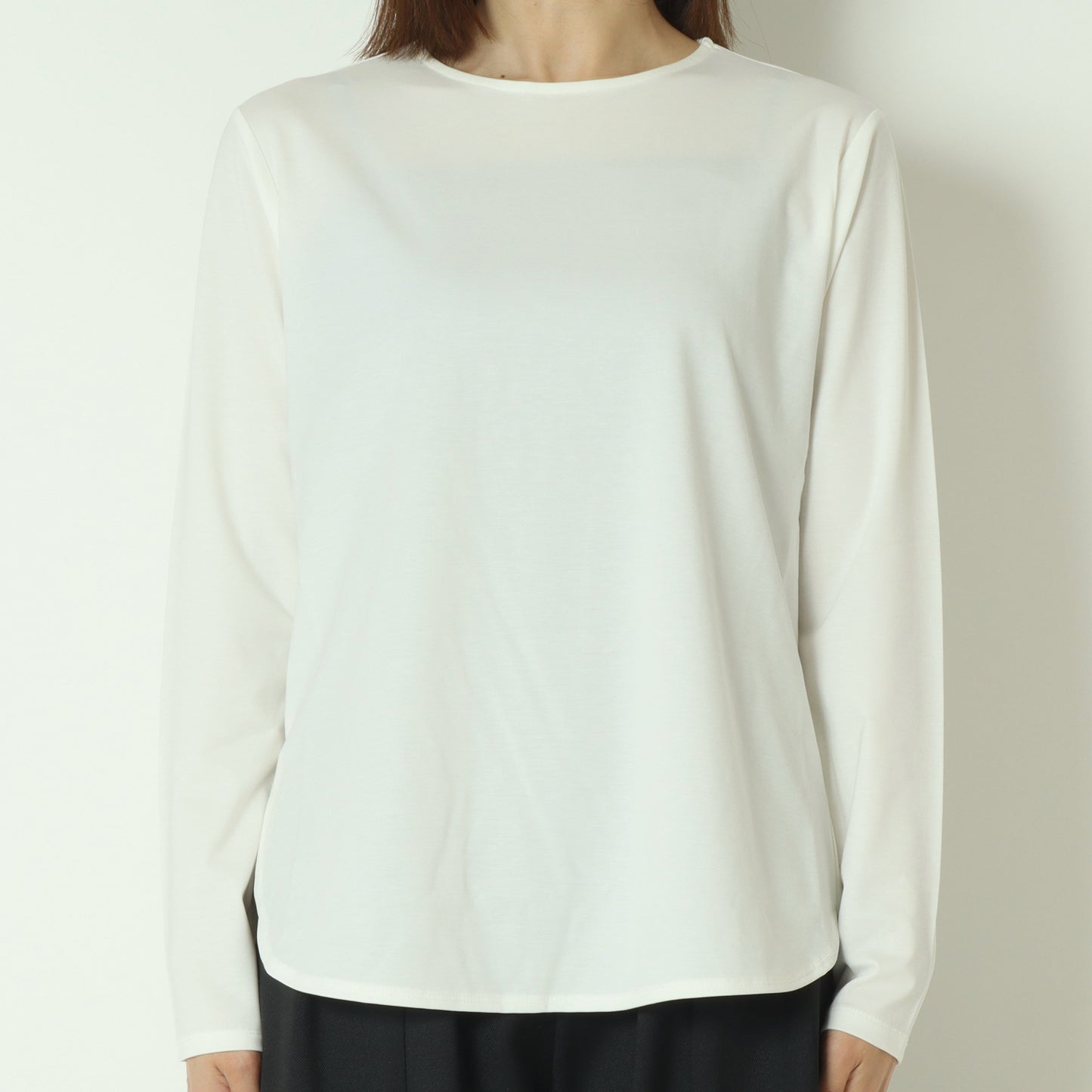 レイヤードクルーネックカットソー　601104