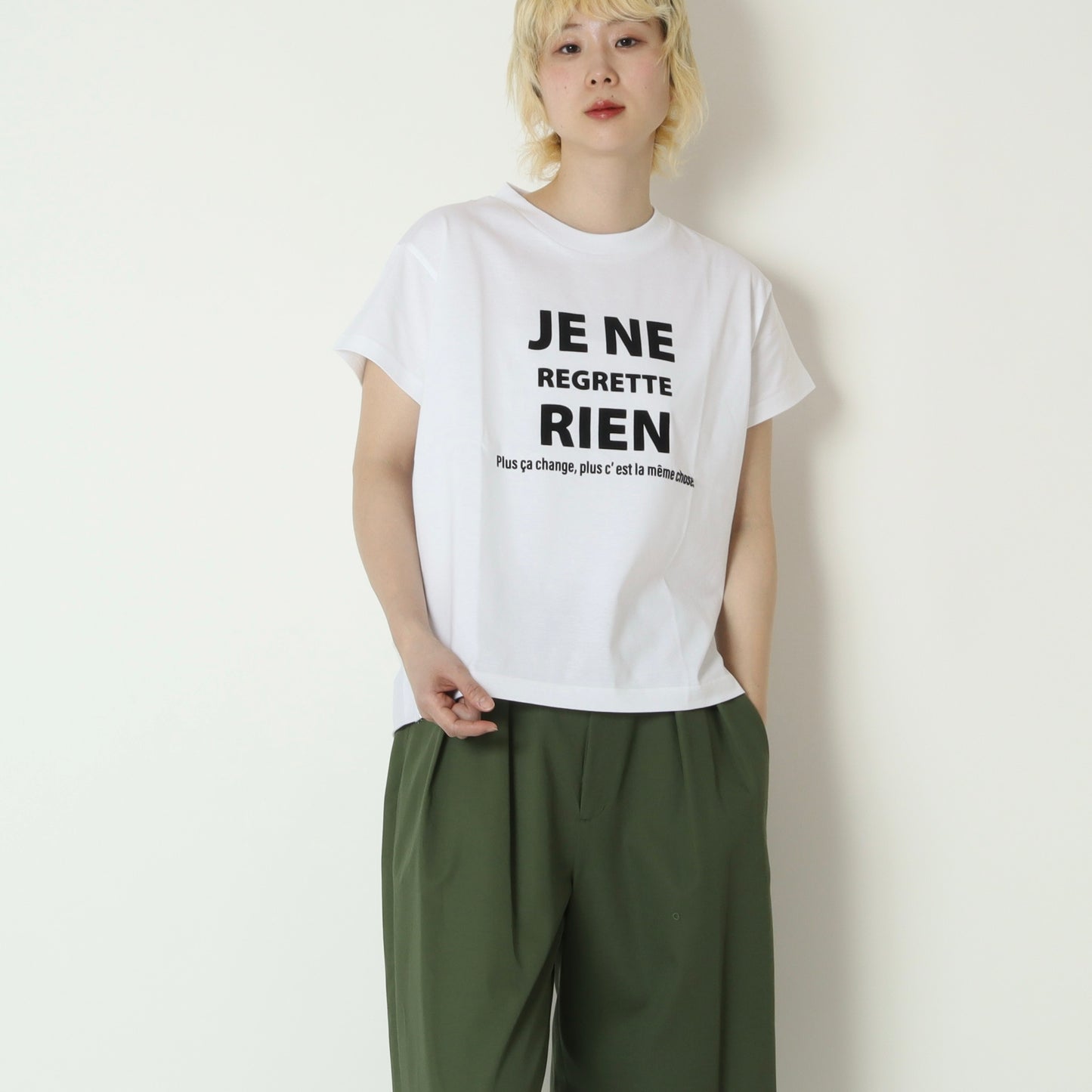 フレンチロゴプリントTシャツ　610104