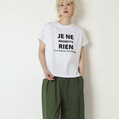 フレンチロゴプリントTシャツ　610104