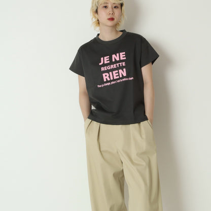フレンチロゴプリントTシャツ　610104