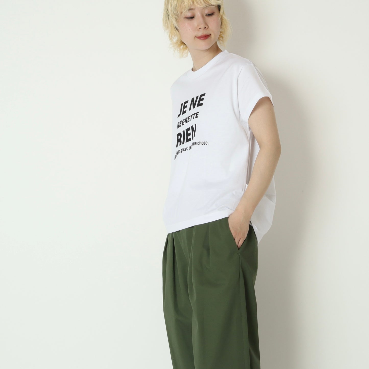 フレンチロゴプリントTシャツ　610104
