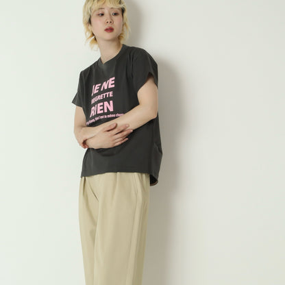 フレンチロゴプリントTシャツ　610104