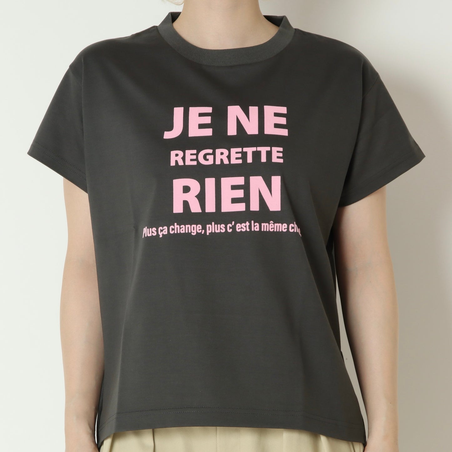 フレンチロゴプリントTシャツ　610104