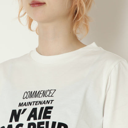 ロゴプリントオーバーTシャツ　600104