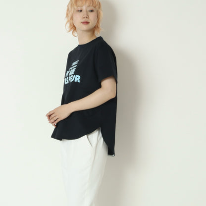 ロゴプリントオーバーTシャツ　600104