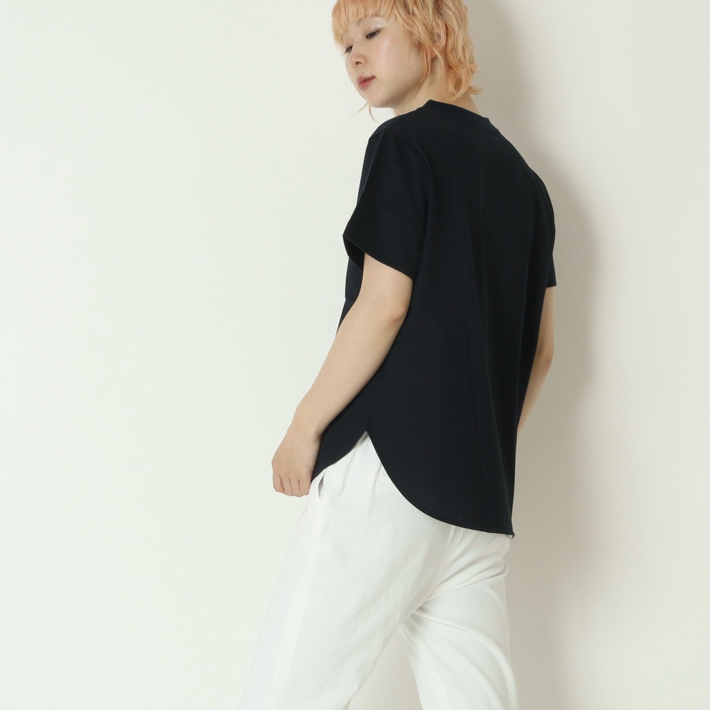 ロゴプリントオーバーTシャツ　600104