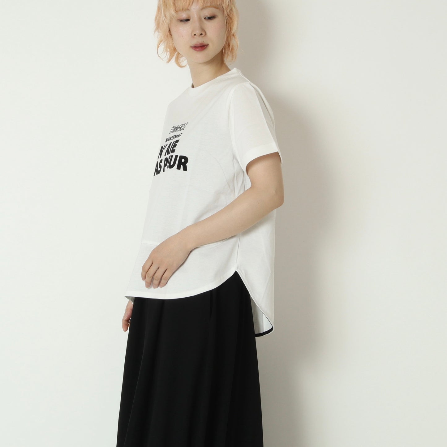 ロゴプリントオーバーTシャツ　600104