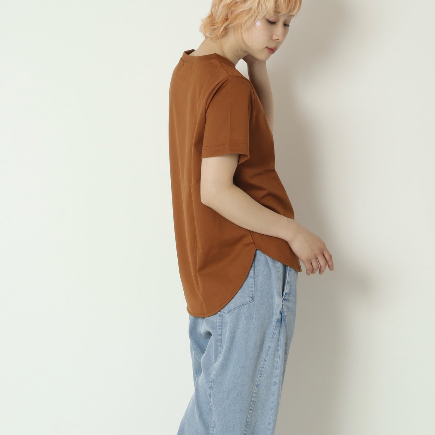 ロゴプリントオーバーTシャツ　600104