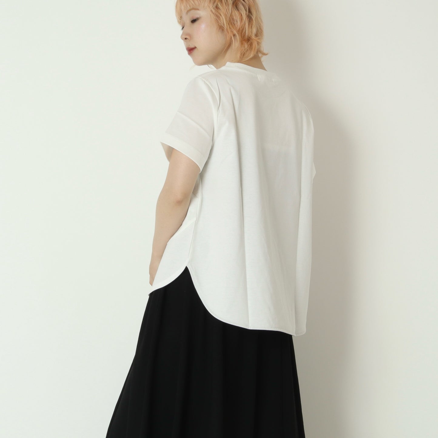 ロゴプリントオーバーTシャツ　600104