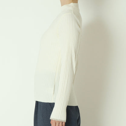 配色スリーブニットトップス　2216105