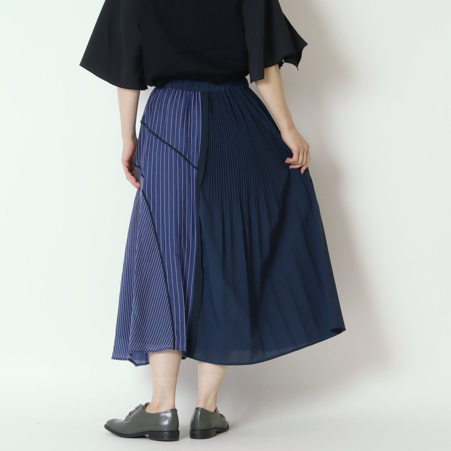 切替えプリーツスカート　ZMT262SK104