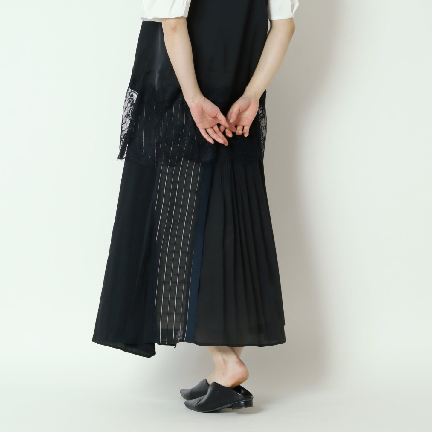 切替えプリーツスカート　ZMT262SK104