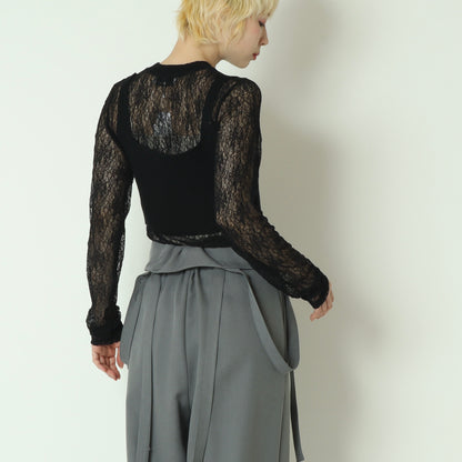 ビスチェ × シアーインナーレイヤードセット  23810801