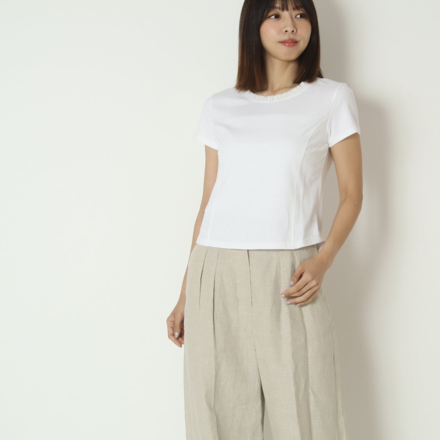 プチバブルフリルTシャツ　23810705