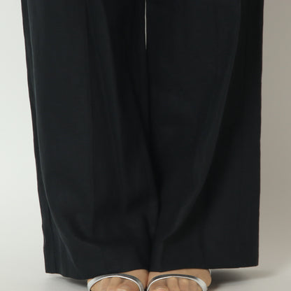 ウエストサイドベルトワイドパンツ　23820502