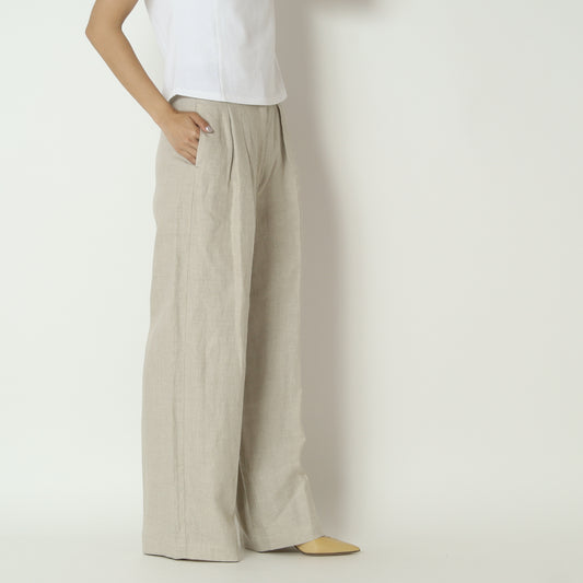 ウエストサイドベルトワイドパンツ　23820502