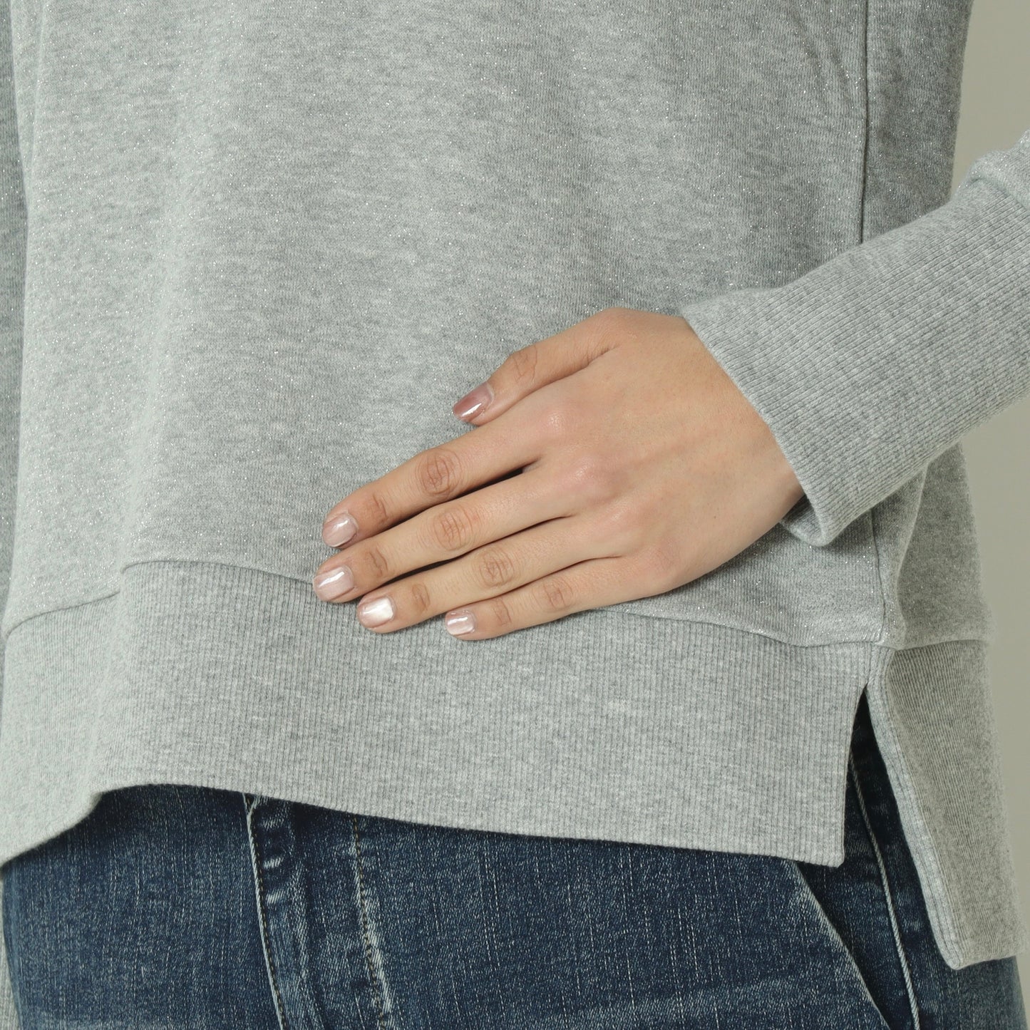 パフスリーブラメスウェット  933705