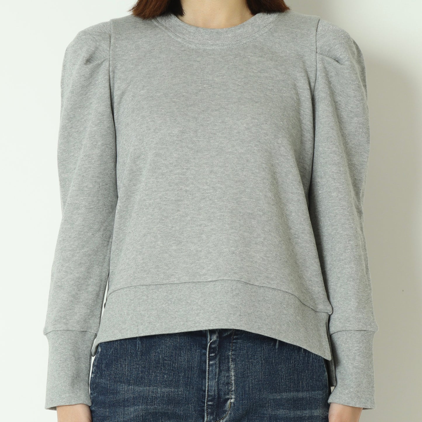 パフスリーブラメスウェット  933705