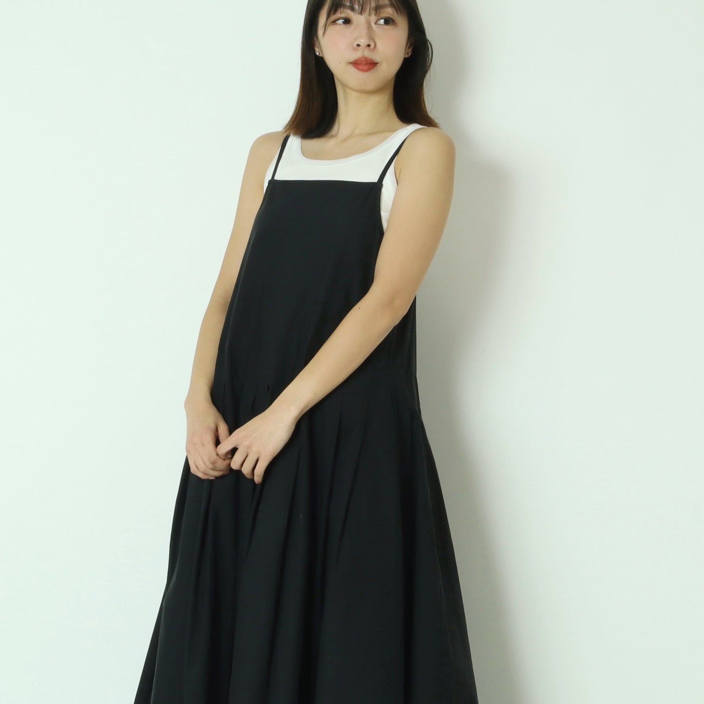 チュール切り替えタンクトップ　933706