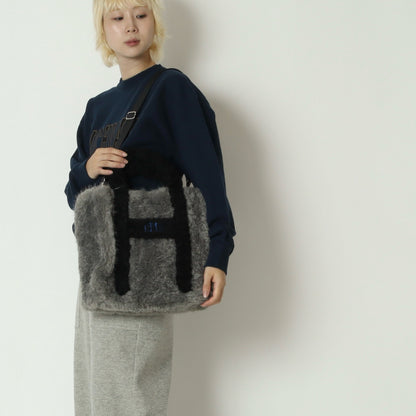 COLORフェイクファーバッグ　263-122504