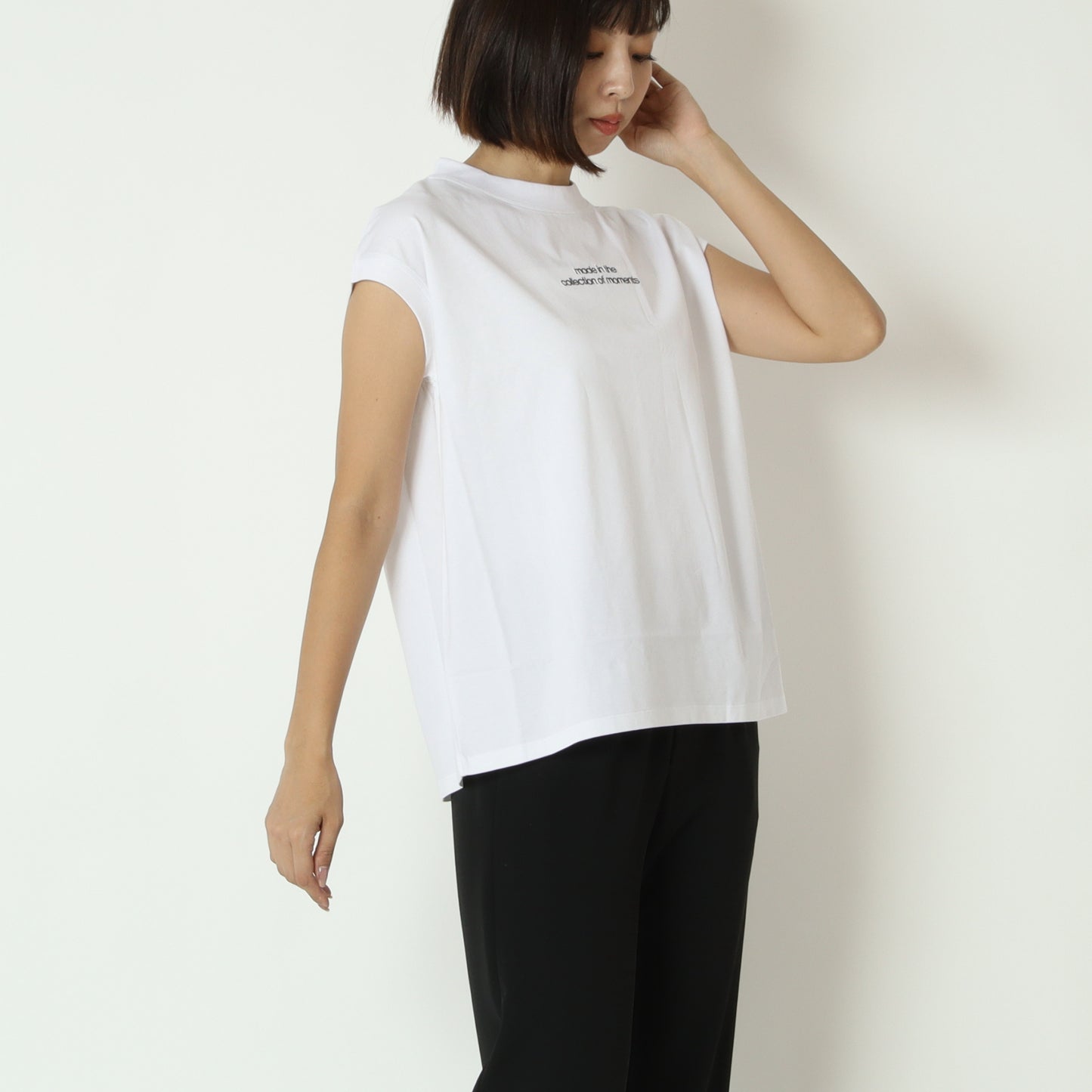 ロゴ刺繍Tシャツ 80269755