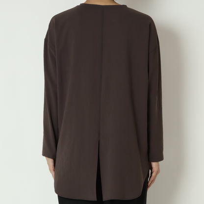 ストレッチシフォンブラウス 80990214-1