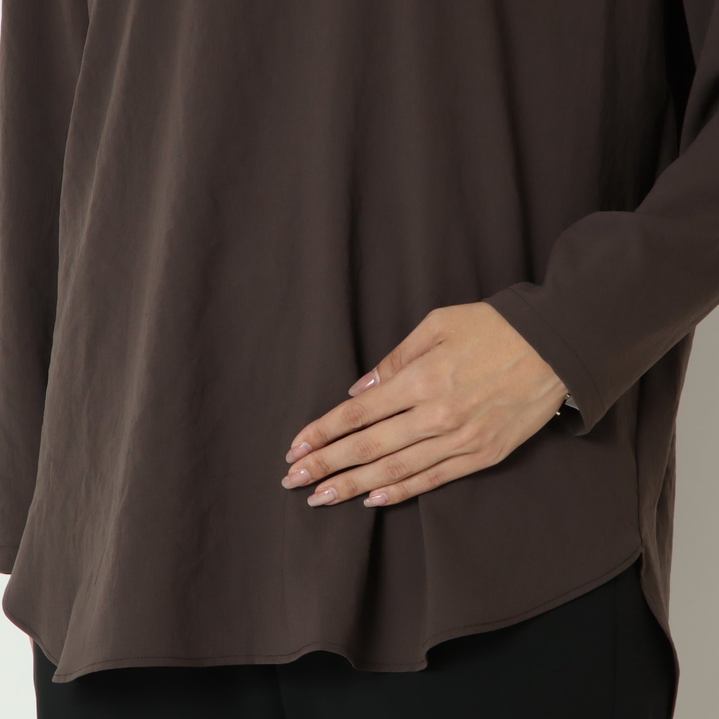 ストレッチシフォンブラウス 80990214-1