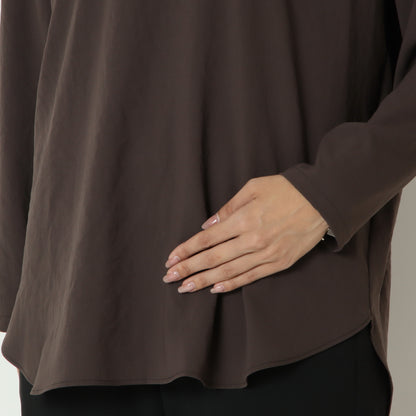 ストレッチシフォンブラウス 80990214-1