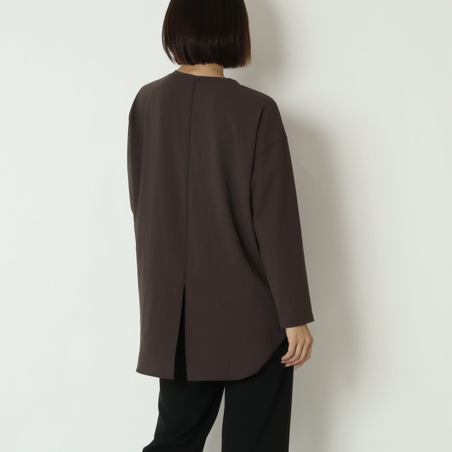 ストレッチシフォンブラウス 80990214-1
