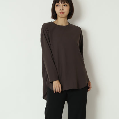 ストレッチシフォンブラウス 80990214-1