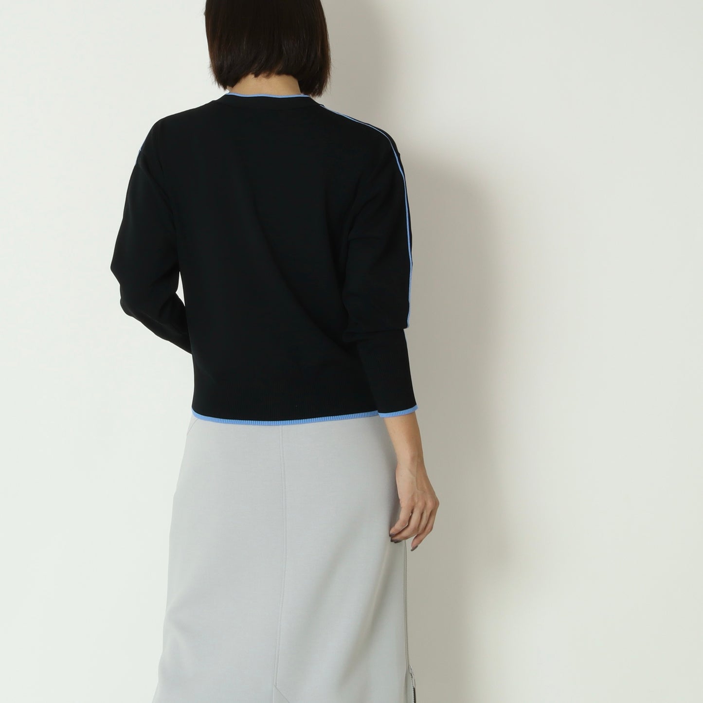 配色Vネックニットカーディガン　80269013