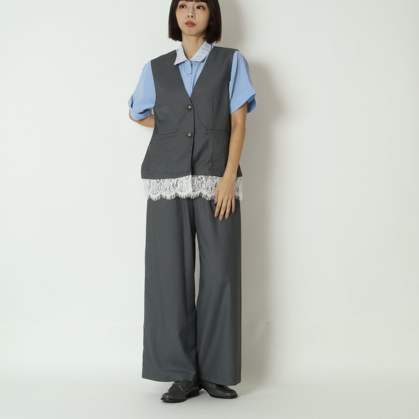 イージーワイドパンツ　8561602