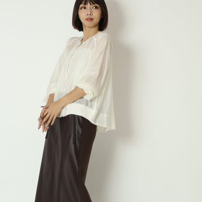 ノーカラーシアーブルゾン　8563309
