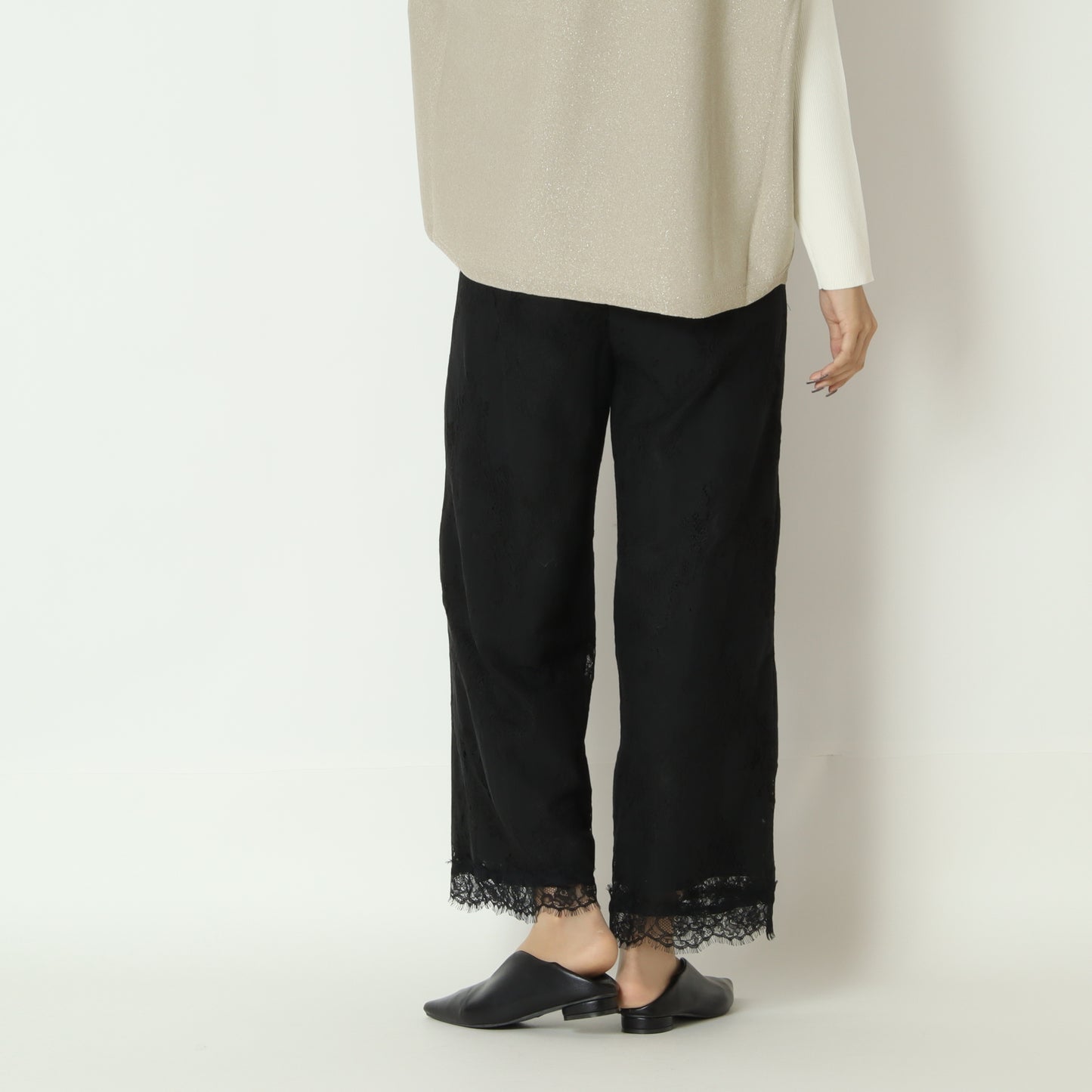 レースワイドパンツ　8921284