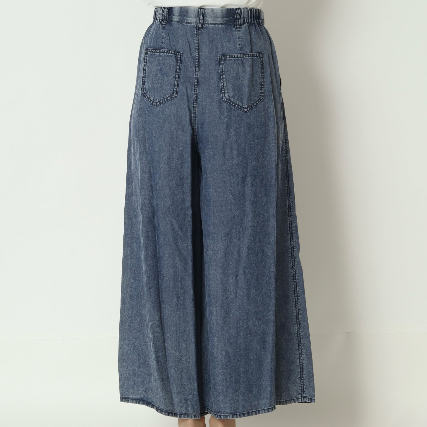 パウダーシルクデニムワイドパンツ　DR2620011