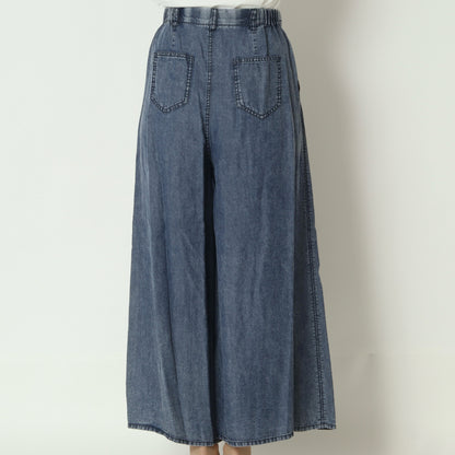 パウダーシルクデニムワイドパンツ　DR2620011