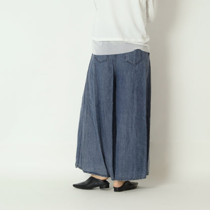 パウダーシルクデニムワイドパンツ　DR2620011