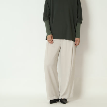 ドロスト付きストレートパンツ　U2437H-26