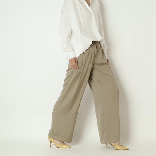 ドロスト付きストレートパンツ　U2437H-26