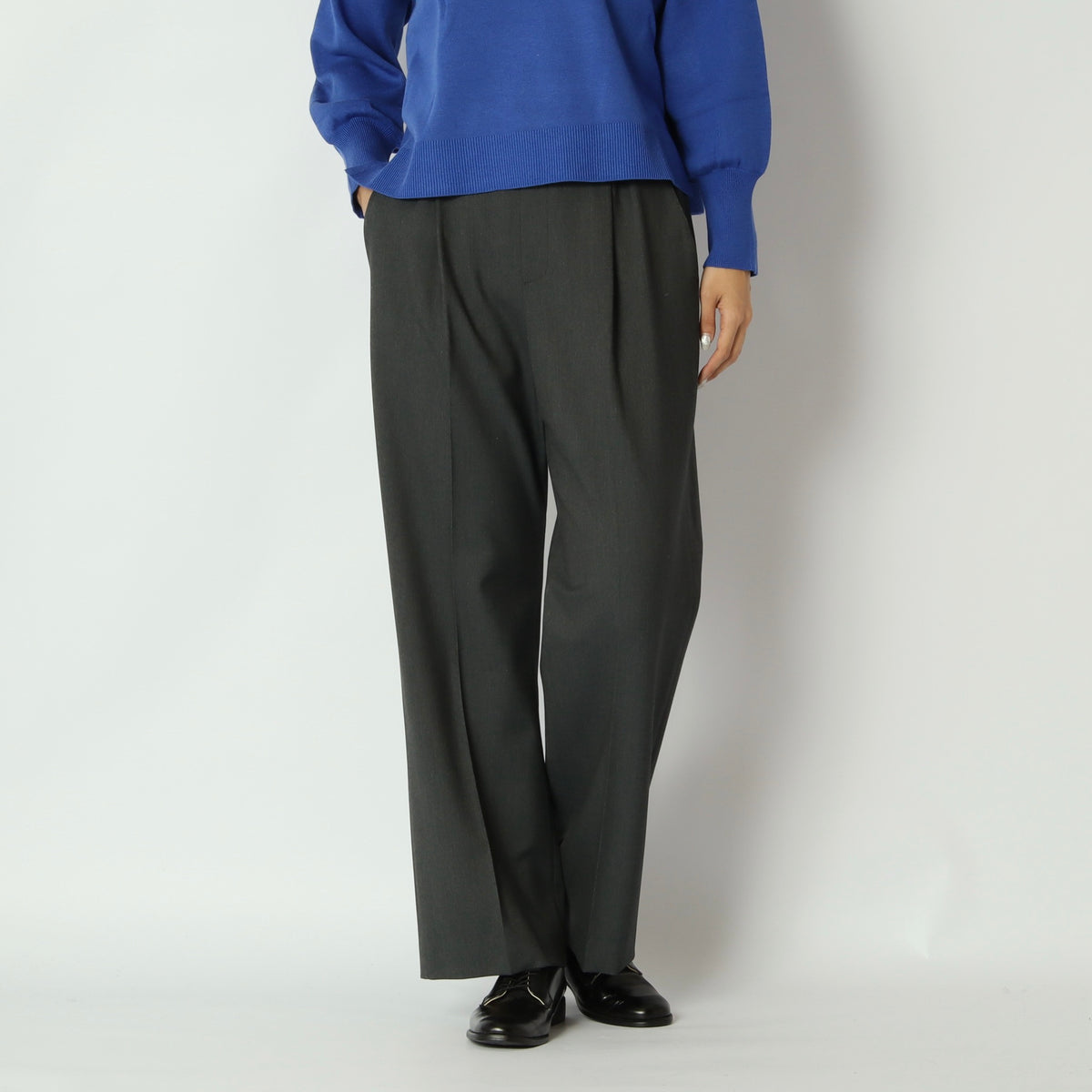 センタープレスワイドパンツ　U2434H-26