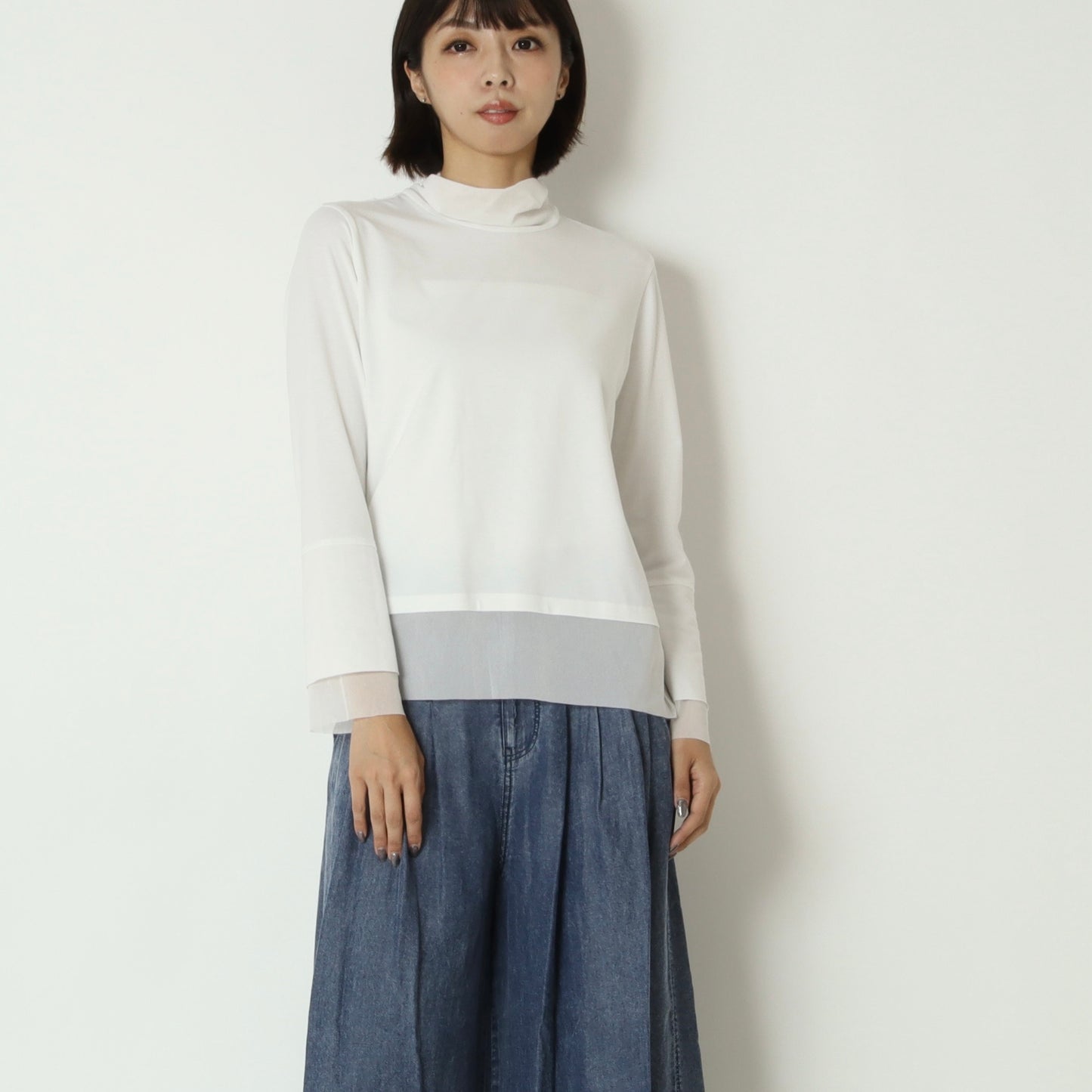 シアードッキングハイネックカットソー 633904