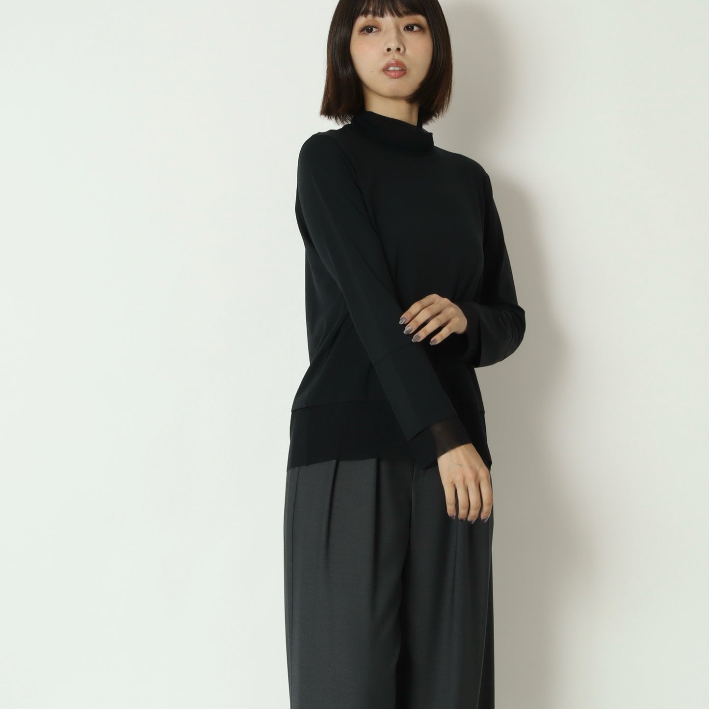 シアードッキングハイネックカットソー 633904