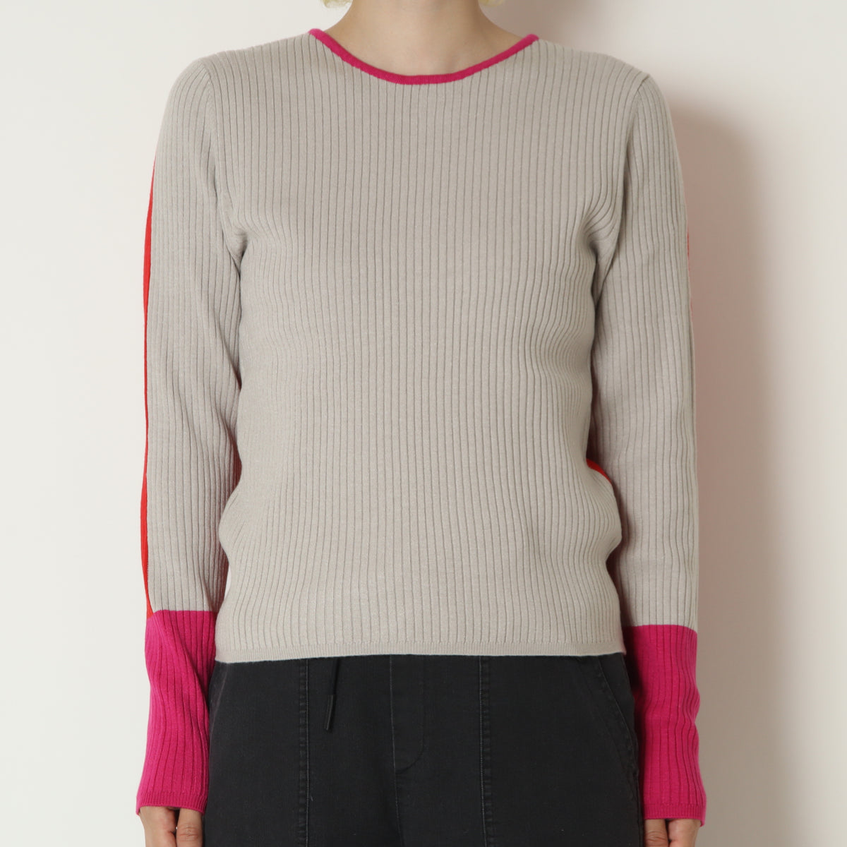 2WAYマルチカラーニットプルオーバー　631910