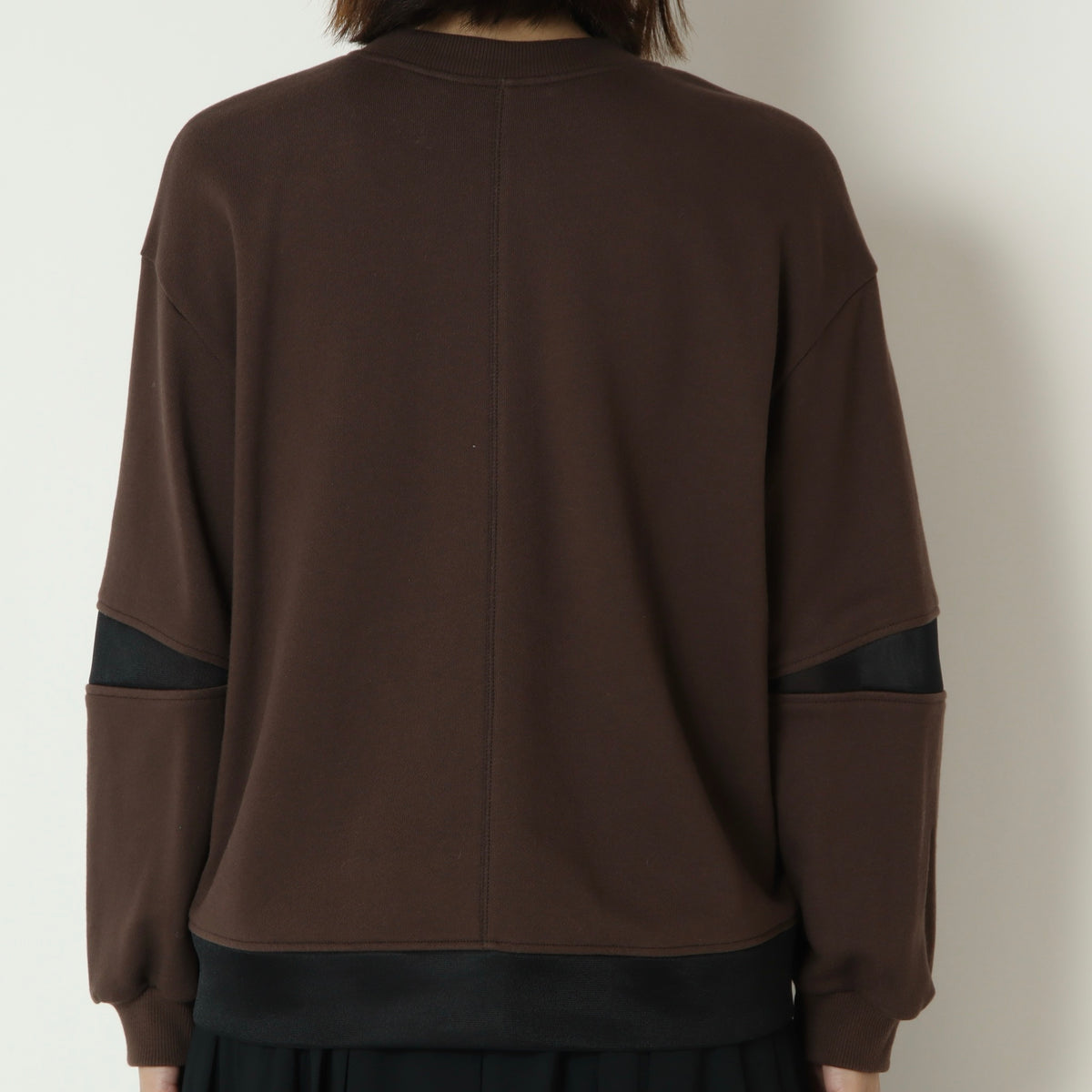 メッシュ素材ドッキングスウェット　632912
