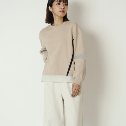 メッシュ素材ドッキングスウェット　632912