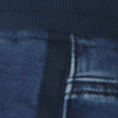INDKNITサイドラインワイドパンツ ベーシックブルー　WK010