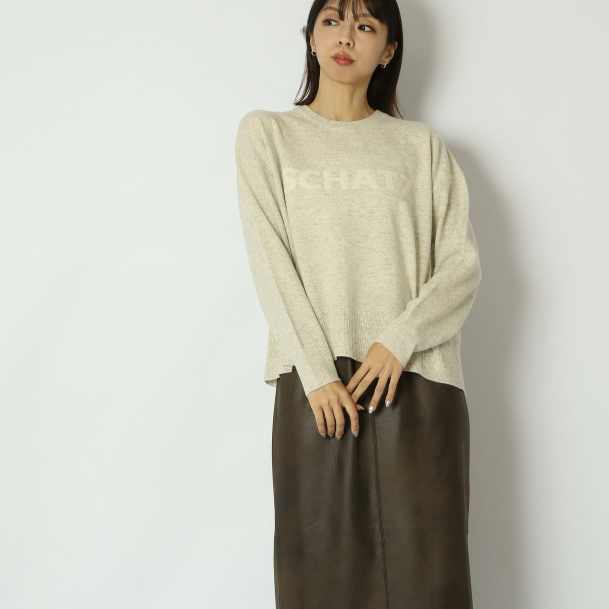 インターシャロゴニット　65295025