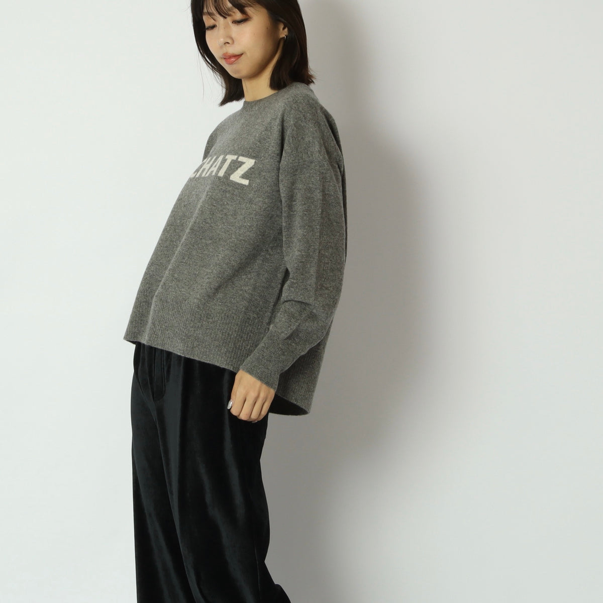 インターシャロゴニット　65295025