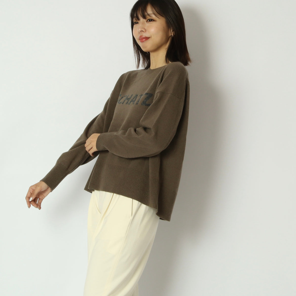 インターシャロゴニット　65295025